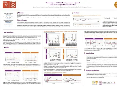 Gap analysis of Child Marriages and Early and Forced Unions (CMEFU) in Colombia