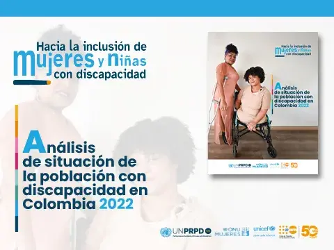 Hacia la inclusión de mujeres y niñas con discapacidad.  Análisis de situacion de la poblacion con discapacidad 2022