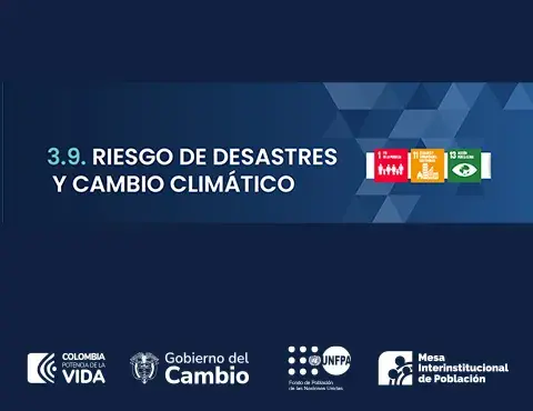 Análisis de Situación de Población (ASP Colombia 2023) Capítulo Riesgo desastres y cambio climático 