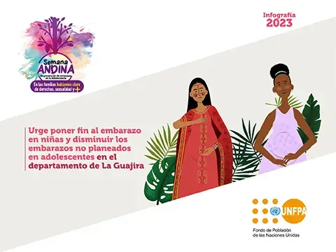 Infografía local: La Guajira Semana Andina 2023