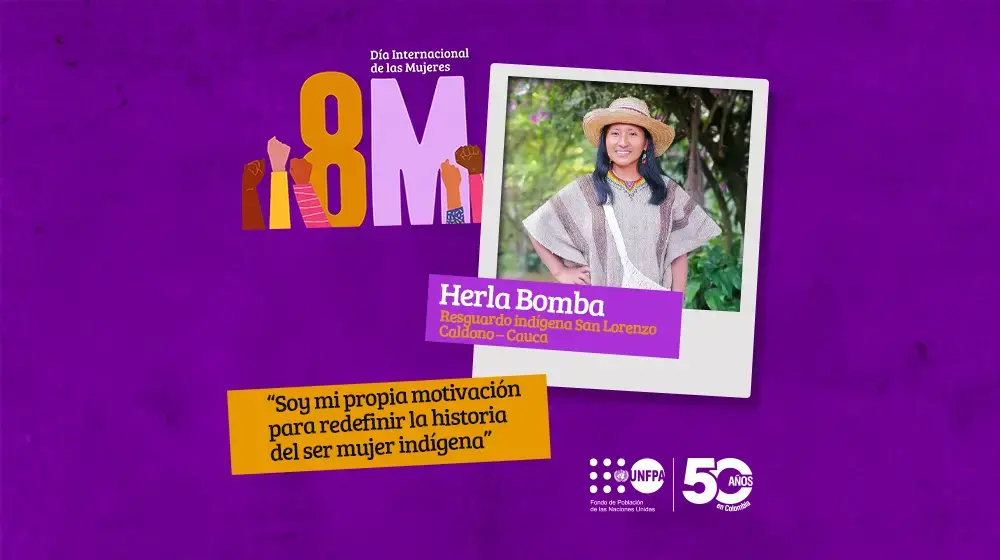  “Soy mi propia motivación para redefinir la historia del ser mujer indígena” Herla Bomba