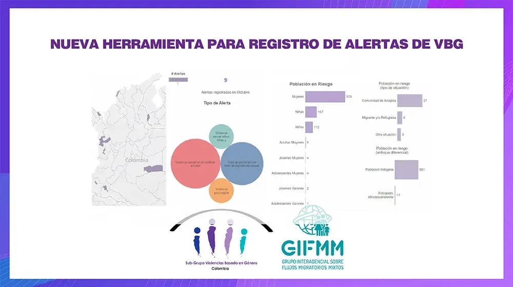 Nueva herramienta para registro de alertas de VBG, una estrategia para la respuesta oportuna y sostenida a las violencias de género