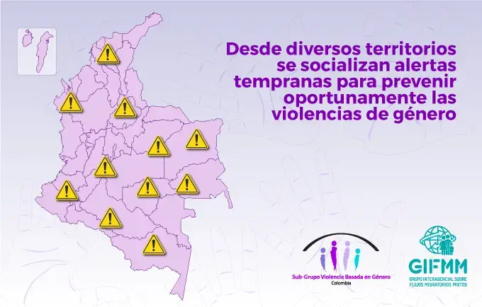 Desde diversos territorios se socializan alertas tempranas para prevenir oportunamente las violencias de género