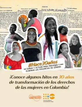 Línea del tiempo #Hace30Años | Trabajo por los Derechos de las Mujeres en Colombia