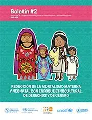 Boletín No. 2. Estrategia de Cooperación Interagencial en Salud Materna y Neonatal Indígena 2015-2019. Reducción de la mortalidad materna y neonatal con enfoque etnocultural, de derechos y de género