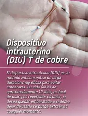 Plegable Dispositivo Intrauterino (DIU) T de Cobre