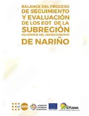 Balance del proceso de seguimiento y evaluación de los EOT de la subregión occidente departamento de Nariño