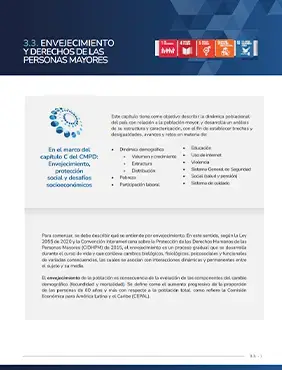 Análisis de Situación de Población (ASP Colombia 2023) Capítulo Envejecimiento y derechos de las personas mayores