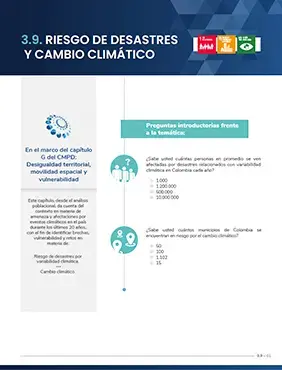 Análisis de Situación de Población (ASP Colombia 2023) Capítulo Riesgo desastres y cambio climático 