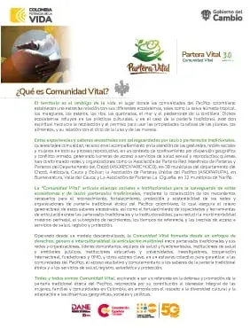 Partera Vital 3.0 - Comunidad Vital