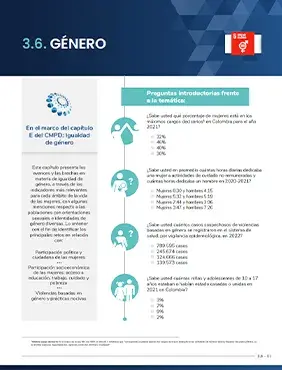 Análisis de Situación de Población (ASP Colombia 2023) Capítulo Género